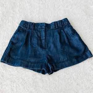 GAP High waisted chambray shorts